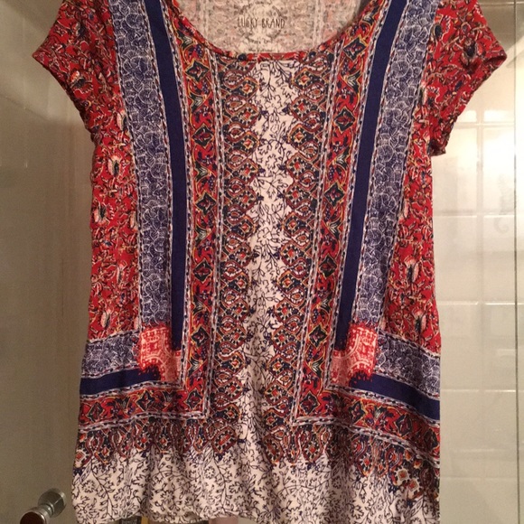 Lucky brand colorful shirt size S small women’s - Picture 2 of 6